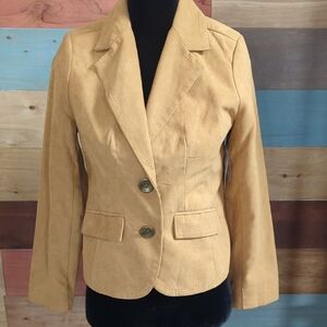 Studio Works Golden Blazer with Dual Buttons